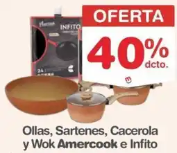Makro Wok amercook ollas, sartenes, cacerola y e infito oferta