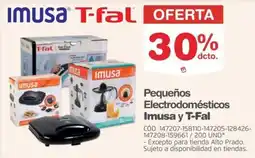 Makro Imusa y t-fal pequeños electrodomésticos oferta