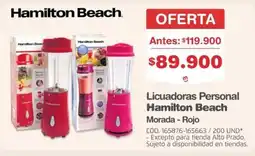 Makro Hamilton beach licuadoras personal oferta