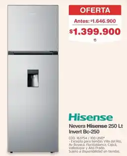 Makro Hisense nevera oferta