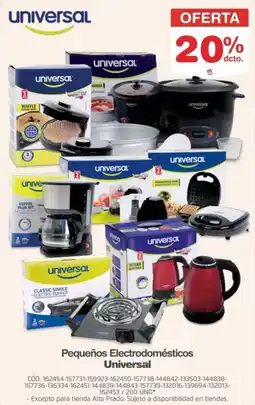 Makro Universal pequeños electrodomésticos oferta