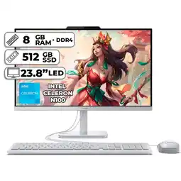 Falabella TODO EN UNO AIO A100 INTEL CELERON N100 8GB RAM 512GB SSD 238 LED oferta