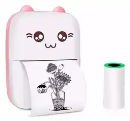 Falabella Impresora Térmica Portátil + 5 Rollos Adhesivos oferta