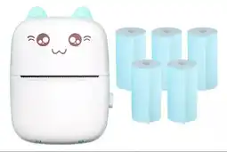 Falabella Impresora Térmica Portátil + 5 Rollos Adhesivos oferta