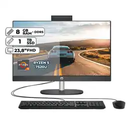 Falabella TODO EN UNO AIO 24-CR0007LA AMD RYZEN 5 7520U 8GB RAM SSD 1TB PANTALLA 23,8” FHD oferta