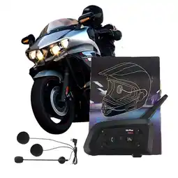 Falabella Intercomunicador De Moto Para Casco 1.2 km Bluetooth V6Plus oferta