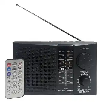 Falabella Radio Am Fm Sw Recargable Corriente Eléctrica Y Pilas Con Bluetooth Y Mp3 oferta