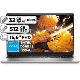 Falabella PORTÁTIL INTEL CORE I5 1334U 512GB SSD 32GB RAM 156 FHD PLATINUM SILVER oferta