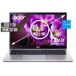 Falabella PORTATIL INTEL CORE I3-1215U SSD 1TB RAM 32GB LED 15,6 FULL HD oferta