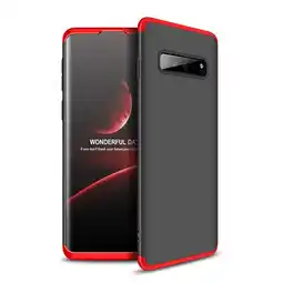 Falabella Funda Carcasa Estuche Protector Para Samsung S10 Negro con Rojo oferta