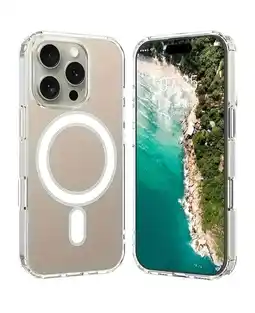 Falabella Estuche Compatible iPhone 16 Pro Magsafe Transparente oferta