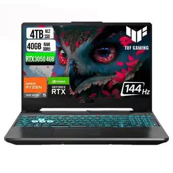 Falabella Portátil Gamer TUF A15 Ryzen 5 RTX 3050 40GB 4TB 15.6 oferta