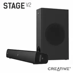 Falabella BARRA DE SONIDO CREATIVE STAGE V2 -GAMER-PC-TV-CONSOLA-BLUETOOTH oferta