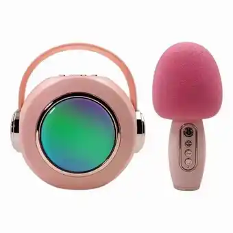 Falabella Parlante Karaoke LS-T6 para Niños Micrófono Inalámbrico y Luces LED oferta