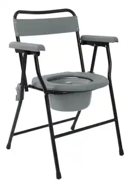 Falabella Silla De Baño Ayuda Sanitaria Plegable Mica Balde Removible oferta