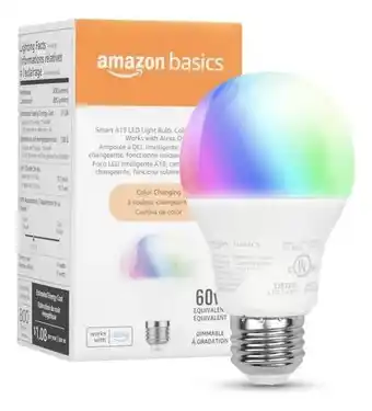 Falabella Bombillo led con Wi-Fi A19 de colores Bulbo color rgb 60W 800lm oferta