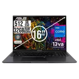 Falabella PORTATIL VIVOBOOK INTEL CORE I7-13700H SSD 512GB RAM 32GB LED 16 FHD oferta