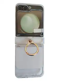 Falabella Estuche Compatible Samsung Galaxy Z Flip 6 Con Anillo + Glass Clear oferta
