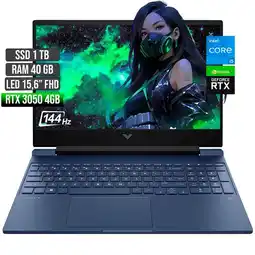 Falabella VICTUS INTEL CORE I5-12450H RTX 3050 4GB SSD 1TB RAM 40GB LED 15,6 FHD 144Hz oferta