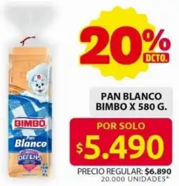 Ara Bimbo pan blanco oferta