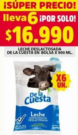 Ara De la cuesta leche deslactosada en bolsa oferta