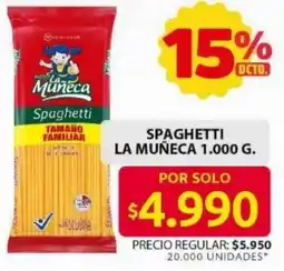 Ara La muñeca spaghetti oferta