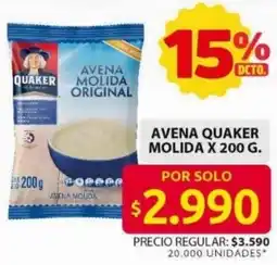 Ara Quaker avena molida oferta