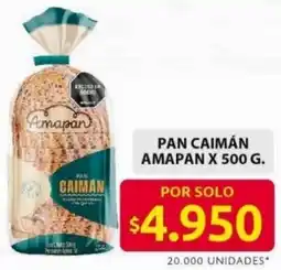 Ara Amapan pan caimán oferta