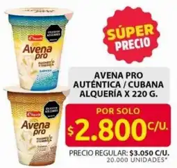 Ara Avena pro auténtica / cubana alquería oferta