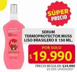 Ara Muss serum termoprotector liso brasilero oferta