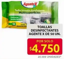 Ara Agente X toallas desinfectantes oferta
