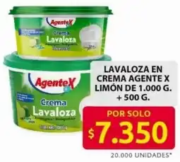 Ara Agente X lavaloza en crema limón oferta