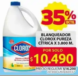 Ara Clorox blanqueador pureza cítrica oferta