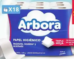 Ara Arbora papel higiénico oferta