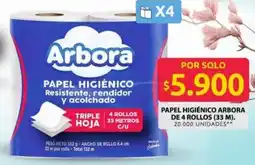 Ara Arbora papel higiénico oferta