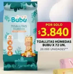 Ara Bubu toallitas húmedas oferta