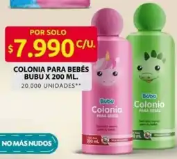 Ara Bubu colonia para bebés oferta