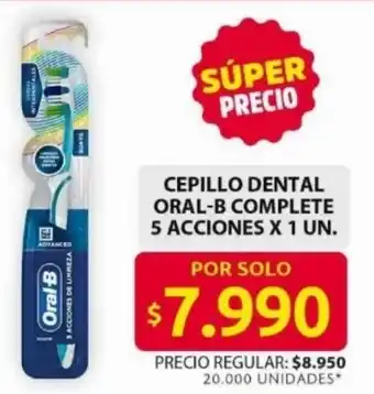 Ara ORAL-B cepillo dental complete 5 acciones oferta