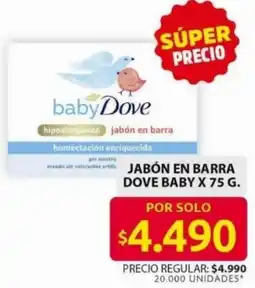 Ara Dove baby jabón en barra oferta