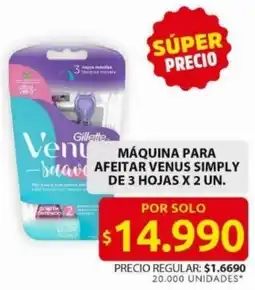 Ara Venus simply máquina para afeitar oferta