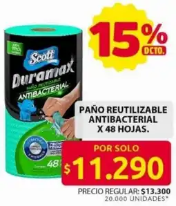 Ara Scott duramax paño reutilizable antibacterial oferta