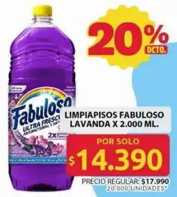 Ara Fabuloso limpiapisos lavanda oferta