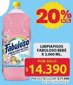 Ara Fabuloso limpiapisos bebé oferta