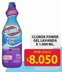 Ara Clorox power gel lavanda oferta
