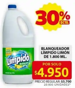 Ara Límpido blanqueador limón oferta