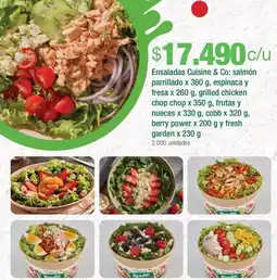 Jumbo Ensaladas cuisine & co salmón parrillado oferta