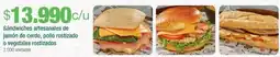 Jumbo Sándwiches artesanales de jamón de cerdo oferta
