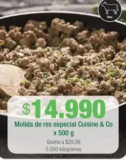 Jumbo Cuisine & Co Molida de res especial oferta