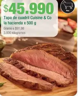 Jumbo Cuisine & co tapa de cuadril la hacienda oferta