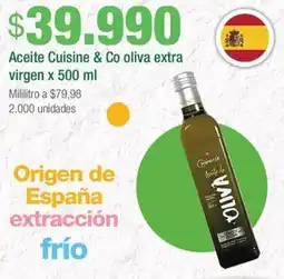 Jumbo Cuisine & co aceite oliva extra virgen oferta